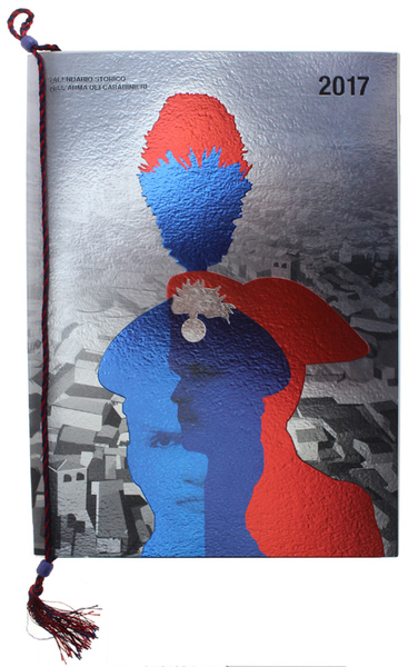 CALENDARIO STORICO DELL'ARMA DEI CARABINIERI 2017. Con cordoncino originale.