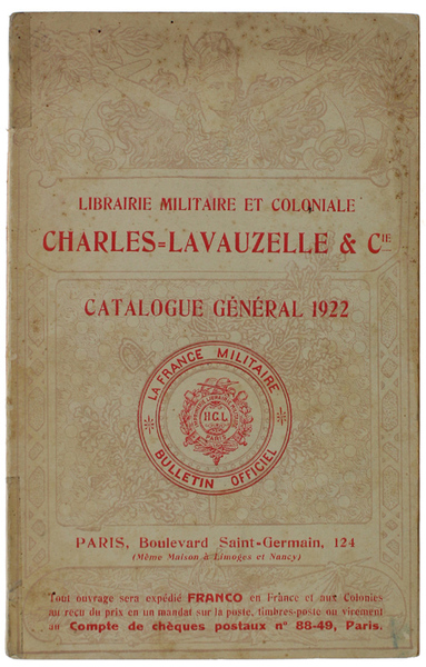 CATALOGUE GENERAL 1922.