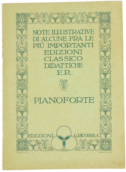 NOTE ILLUSTRATIVE di alcune fra le più importanti edizioni classico/didattiche …