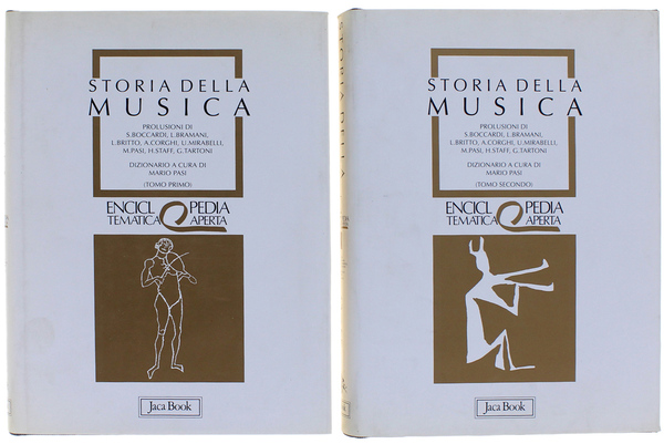 STORIA DELLA MUSICA. Due volumi autonomi, monografici della ENCICLOPEDIA TEMATICA …
