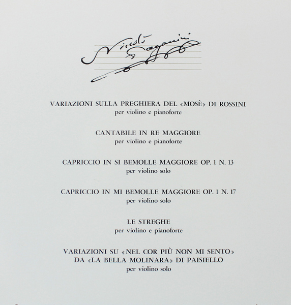 NICCOLO' PAGANINI - 2 dischi NUOVI nei fascicoli NUOVI: (Fabbri …