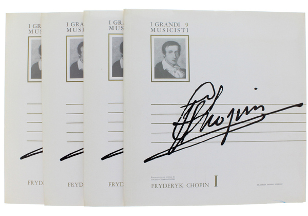 CHOPIN FRYDERYK. 4 dischi NUOVI nei fascicoli NUOVI. Fabbri - …