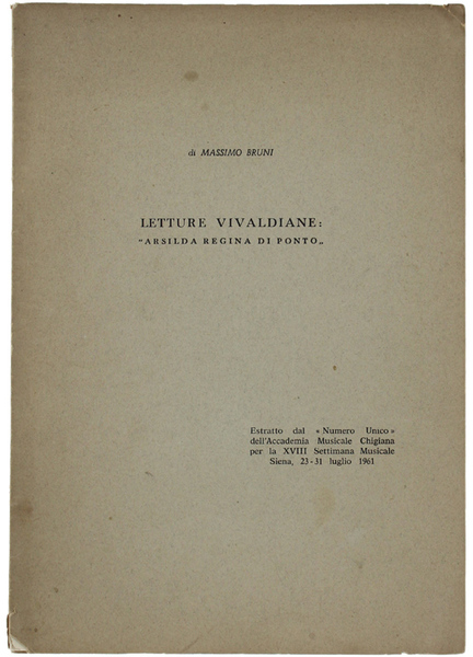 LETTURE VIVALIANE: "ARSILDA REGINA DI PONTO".