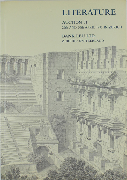 AUCTION 31 - Catalogue of the important library on numismatics …