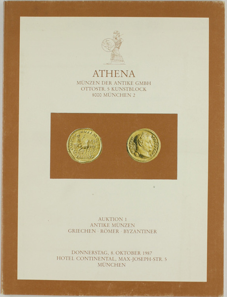 AUKTION 1 - MUNZEN DER ANTIKE GRIECHEN ROMER BYZANTINER.