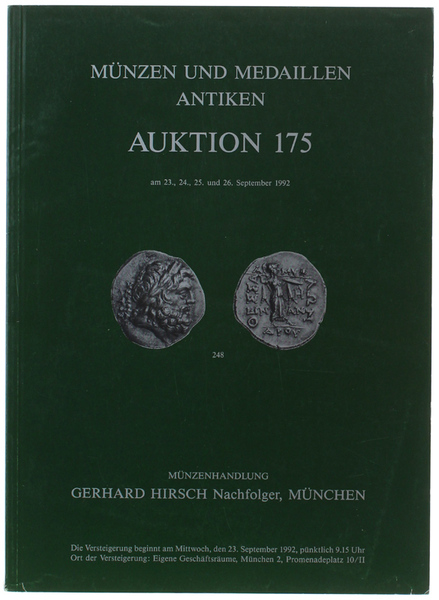 MUNZEN UND MEDAILLEN ANTIKEN AUKTION 175. Am 23, 24, 25, …