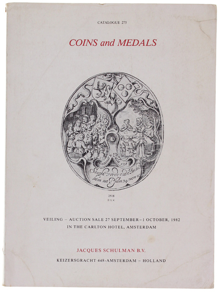 COINS AND MEDALS. CATALOGUE 275 - 27 SEPTEMBER - 1 …