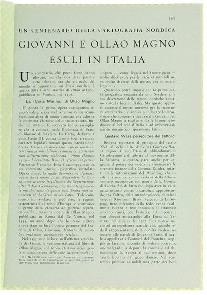 GIOVANNI E OLLAO MAGNO ESULI IN ITALIA. Un centenario della …