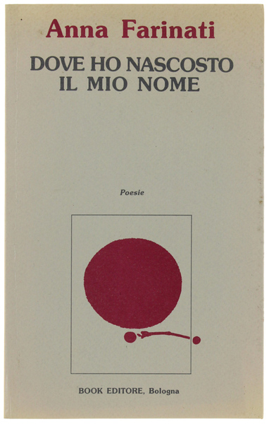 DOVE HO NASCOSTO IL MIO NOME. Poesie.