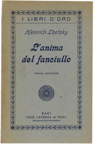 L'ANIMA DEL FANCIULLO.