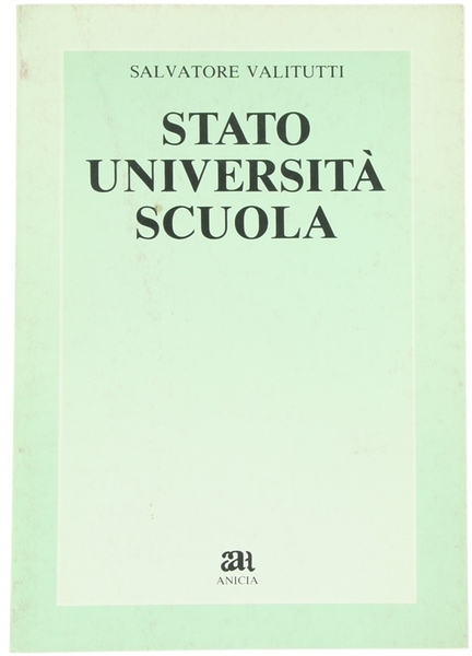 STATO UNIVERSITA', SCUOLA.