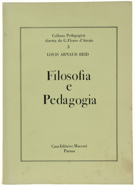 FILOSOFIA E PEDAGOGIA.