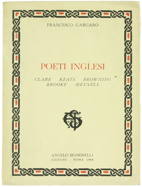POETI INGLESI. Clare - Keats - Browning - Brooke - …
