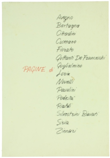 PAGINE DI .