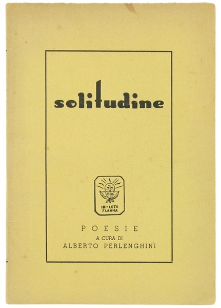 SOLITUDINE. Poesie.
