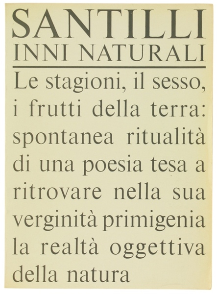 INNI NATURALI.