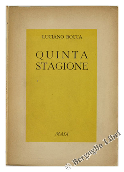QUINTA STAGIONE [bella dedica dell'Autore]