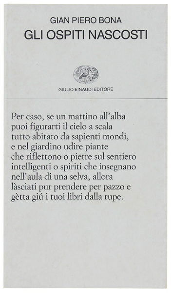 GLI OSPITI NASCOSTI.