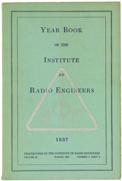 YEAR BOOK OF THE INSTITUTE OF RADIO ENGINEERS 1937