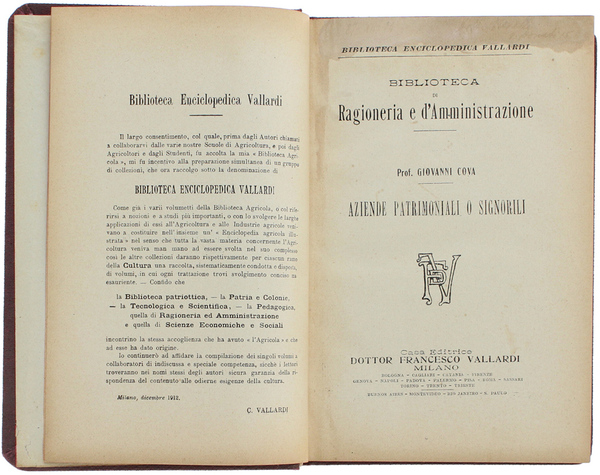 AZIENDE PATRIMONIALI O SIGNORILI.