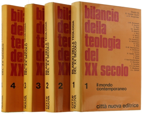 BILANCIO DELLA TEOLOGIA DEL XX SECOLO. I: Il mondo del …