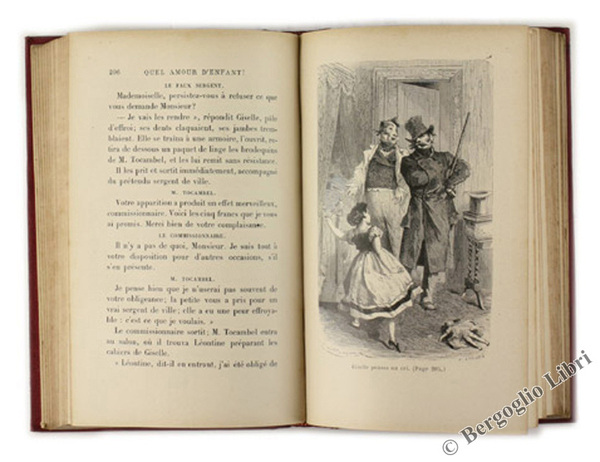 QUEL AMOUR D'ENFANT! Ouvrage illustré de 79 vignettes par E.Bayard.