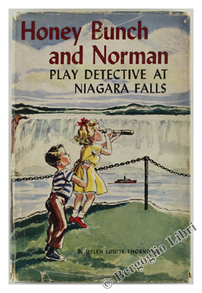 HONEY BUNCH AND NORMAN PLAY DETECTIVE AT NIAGARA FALLS.