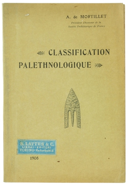 LA CLASSIFICATION PALETHNOLOGIQUE.