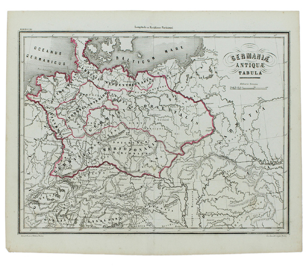 GERMANIAE ANTIQUAE TABULA.