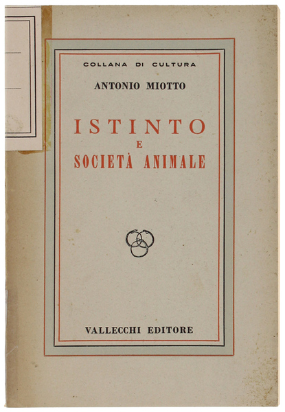 ISTINTO E SOCIETA' ANIMALE.