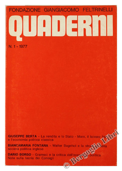 QUADERNI. N. 1 - 1977