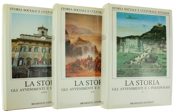 STORIA SOCIALE E CULTURALE D'ITALIA. Volume Primo, completo in 3 …