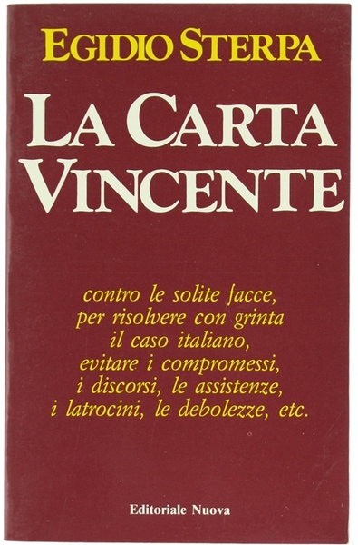 LA CARTA VINCENTE.