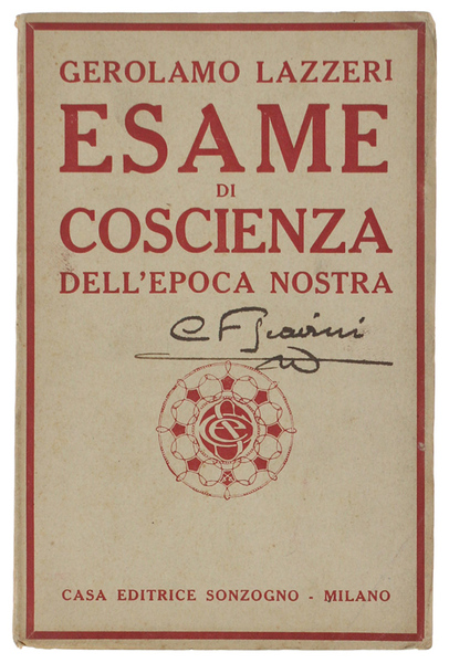 ESAME DI COSCIENZA DELL'EPOCA NOSTRA.