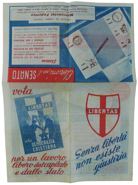 VOLANTINO DI PROPAGANDA ELETTORALE (1948?)