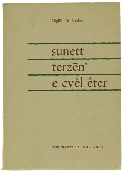 SUNETT TERZEN' E CVEL ETER.