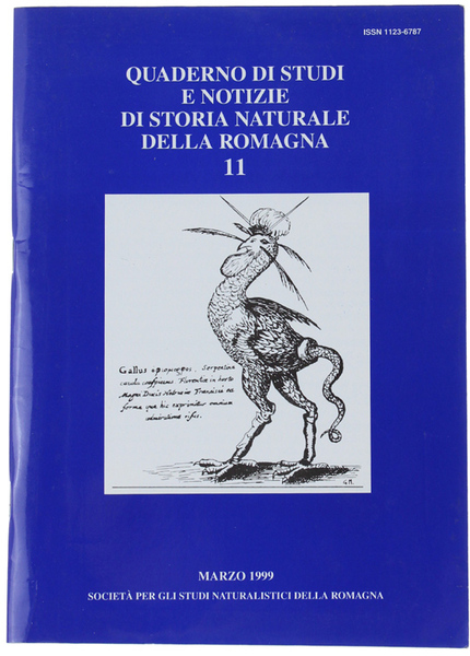 QUADERNO DI STUDI E NOTIZIE DI STORIA NATURALE DELLA ROMAGNA …