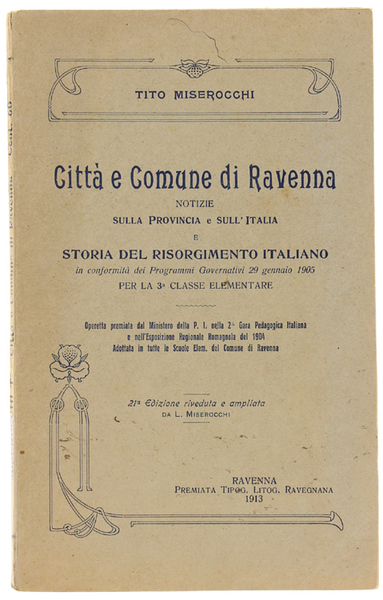 CITTA' E COMUNE DI RAVENNA. Notizie sulla provincia e sull'Italia …