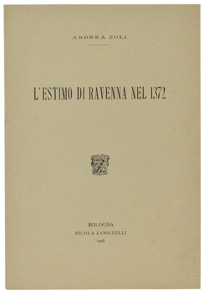 L'ESTIMO DI RAVENNA NEL 1372.
