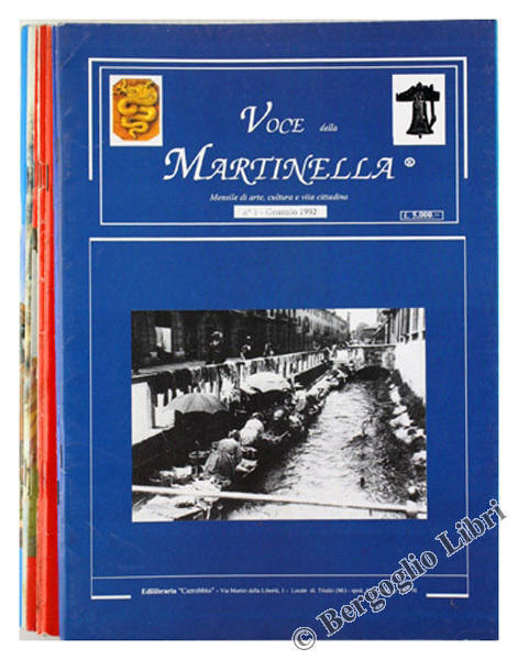 VOCE DELLA MARTINELLA. Annata completa 1992. Mensile di arte, cultura …