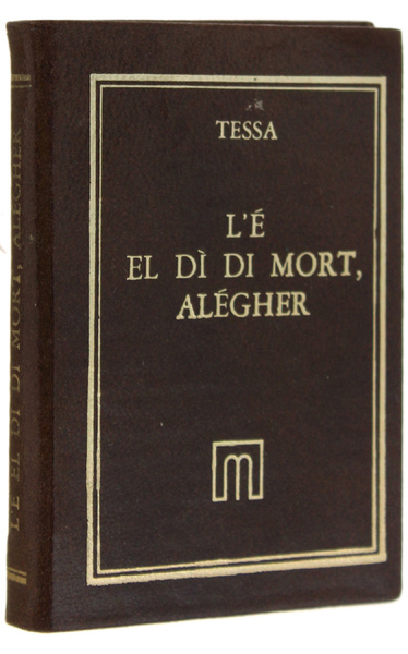 L'E' ED DI' DI MORT ALEGHER! Nove saggi lirici in …