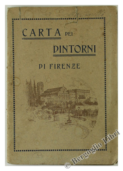 CARTA DEI DINTORNI DI FIRENZE.