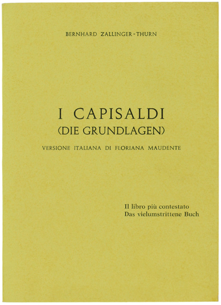 I CAPISALDI DELLA POLITICA ALTO-ATESINA (DIE GRUNDLAGEN).