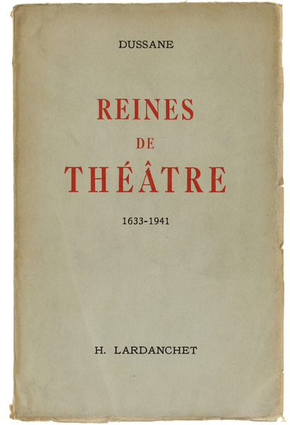 REINES DE THEATRE 1633-1941.