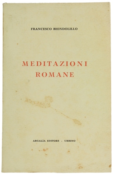 MEDITAZIONI ROMANE.
