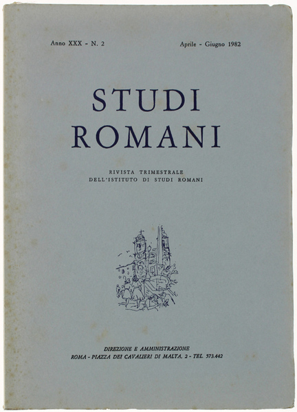 STUDI ROMANI. Rivista trimestrale. Anno 1982 - N. 2.