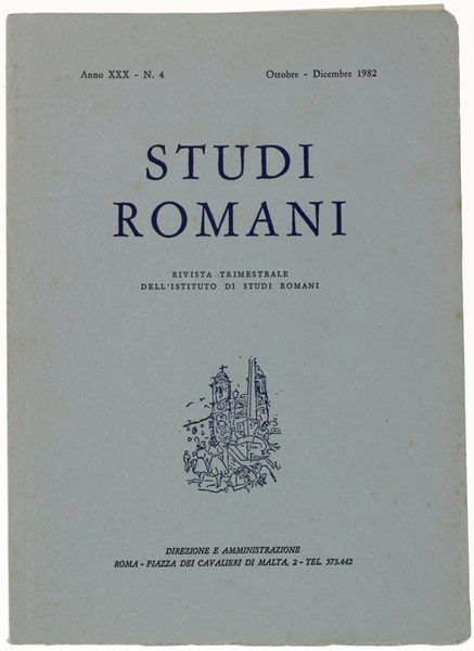 STUDI ROMANI. Rivista trimestrale. Anno 1982 - N. 4.