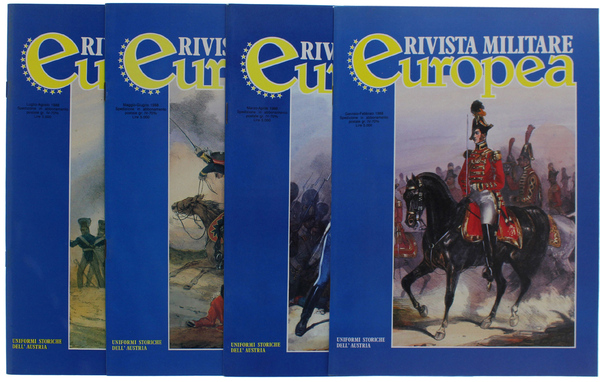 RIVISTA MILITARE EUROPEA - UNIFORMI STORICHE DELL'AUSTRIA. (4 album)