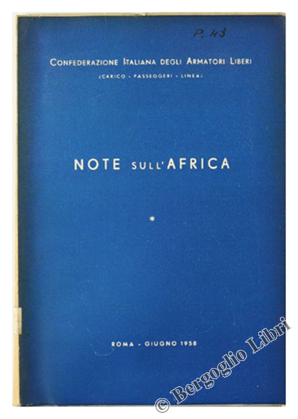 NOTE SULL'AFRICA.