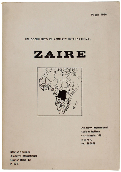 ZAIRE. Un documento di Amnesty International.
